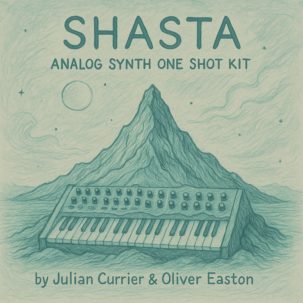 SHASTA ANALOG SYNTH ONE SHOT KIT by Julian Currier & Oliver Easton cover art