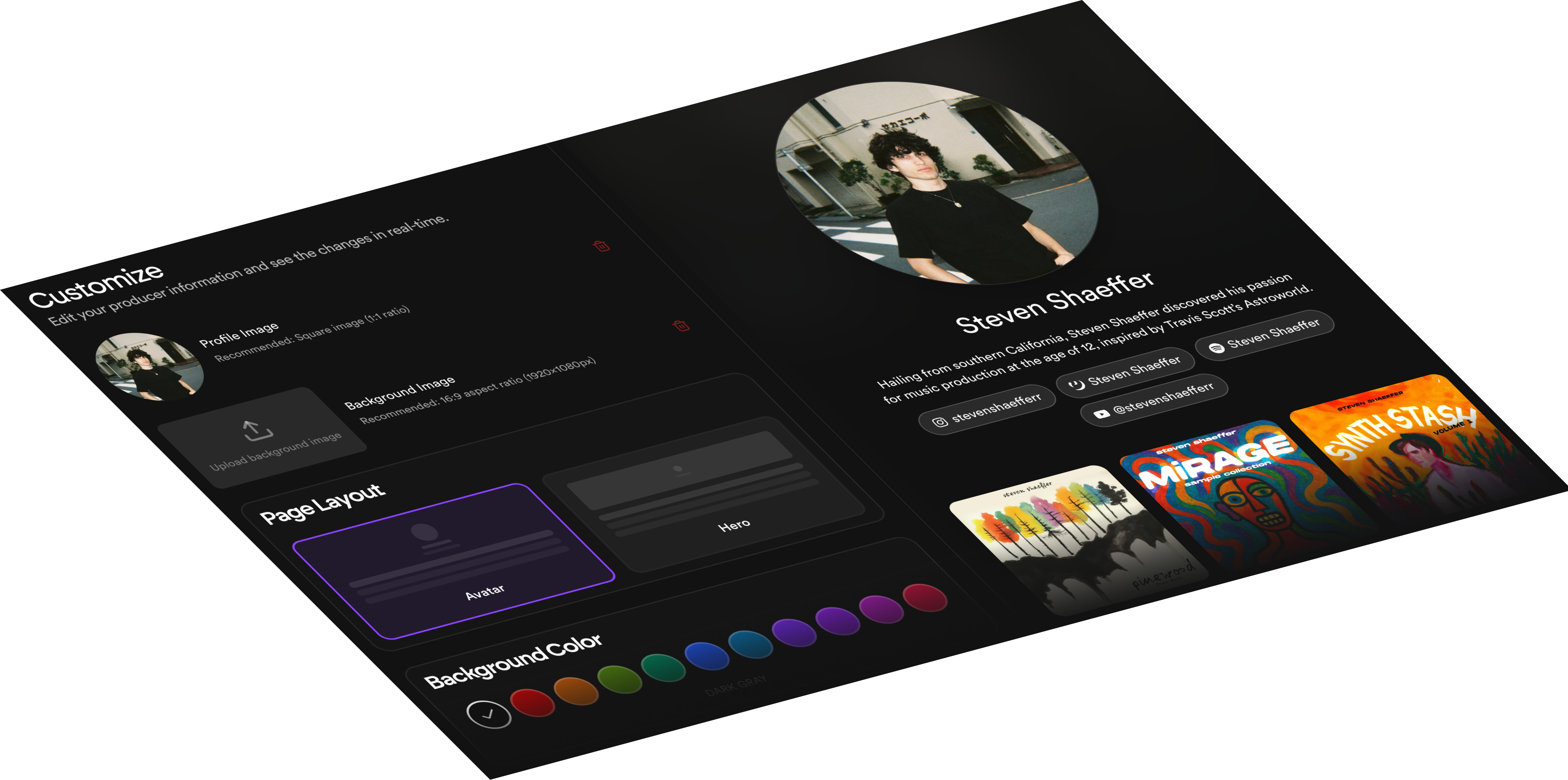 Drumify sound table interface